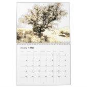 2024年カレンダー新年プランナー美術とデザイン カレンダー (1月 2026)