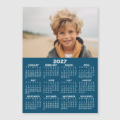 2024年カレンダー 写真入り 青白磁気カード (正面)