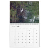 2024年カレンダー: The Art of 魚釣り by A.Grate Egret カレンダー (1月 2026)