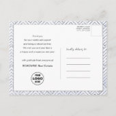 2024年カレンモダンダービジネス写真ミニマリスト シーズンポストカード (裏面)