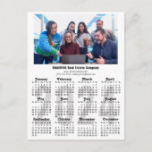 2024年カレンモダンダービジネス写真ミニマリスト シーズンポストカード (正面)