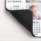 2024年カレンモダンダーブラック4ファミリフォトシンプル マウスパッド (コーナー)