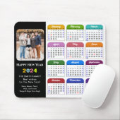 2024年カレンモダンダー黒人家族カラフル写真 マウスパッド (マウス)