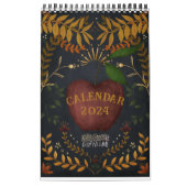 2024年カレン図解入りの、写真付きのダー：Giao Williams カレンダー (カバー)