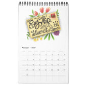 2024年カレン図解入りの、写真付きのダー：Giao Williams カレンダー (2月 2027)