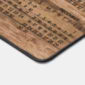 2024年カレン素朴ダー国木目写真 デスクマット (コーナー)