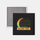 2024年キルレ太陽のンテキサス州皆既食 マグネット (正面/裏面)