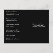 2024年クラスの卒業招待状 インビテーションポストカード (裏面)