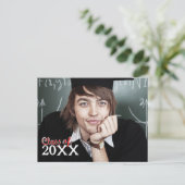 2024年クラスの卒業招待状 インビテーションポストカード (スタンド正面)