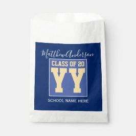 2024年クラスエレガントブルー王室のと金ゴールドの卒業 フェイバーバッグ