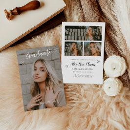 2024年クラスクラシック写真卒業パーティー 招待状