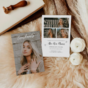 2024年クラスクラシック写真卒業パーティー 招待状