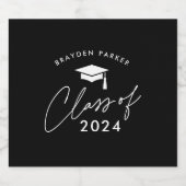 2024年クラスシンプル卒業 ビールラベル (シングルラベル)