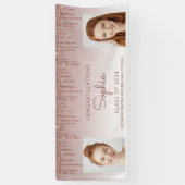 2024年クラスバラ金ゴールドグリッター2写真卒業 横断幕 (縦)