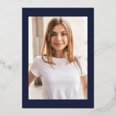 2024年クラス写真海軍とバラ金ゴールドグラードパーティー 箔招待状 (裏面)