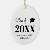 2024年クラス卒業ギフト彼のために セラミックオーナメント (右)