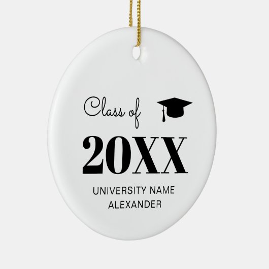 2024年クラス卒業ギフト彼のために セラミックオーナメント (右)