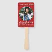 2024年クラス卒業シンプル写真モダン ハンドファン (正面)