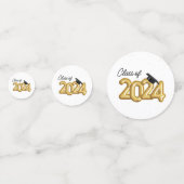 2024年クラス卒業パーティーテーブル紙吹雪 コンフェッティ (裏面)