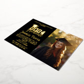 2024年クラス卒業フォイル招待状 箔招待状 (回転した状態)