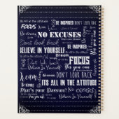 2024年クラス卒業写真感動的語 プランナー手帳 (裏面)