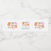 2024年クラス卒業生のみの卒業式パーティー ペットボトルラベル (シングルラベル)