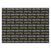 2024年クラス及び大学院名白黒金ゴールド テーブルクロス (正面(横))