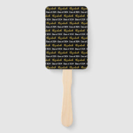 2024年クラス及び大学院名白黒金ゴールド ハンドファン