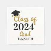 2024年クラス名 スタンダードカクテルナプキン (正面)