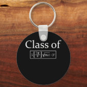 2024年クラス数学ギークPi 8年生の卒業 キーホルダー (正面)