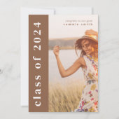 2024年クラス画像招待状 招待状 (正面)