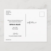 2024年クラス赤面ピンクカスタムの写真 案内ポストカード (裏面)