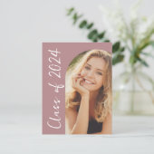 2024年クラス赤面ピンクカスタムの写真 案内ポストカード (スタンド正面)