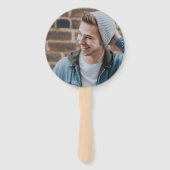 2024年クラス金ゴールド白紙吹雪大学院写真 ハンドファン (裏面)