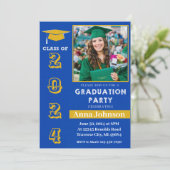 2024年クラス青黄卒業招待状 招待状 (スタンド正面)