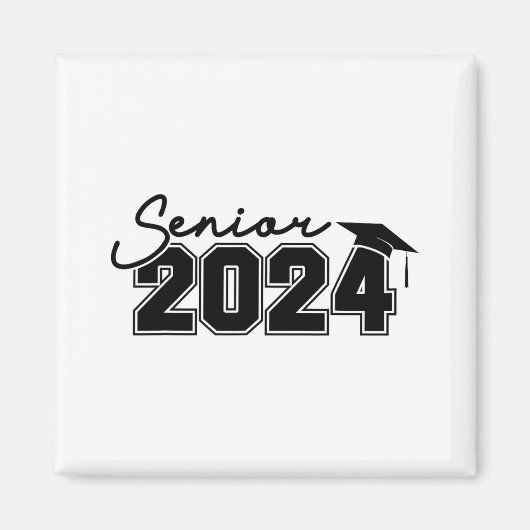 2024年クラス2024年度卒業の最終日 マグネット (正面)
