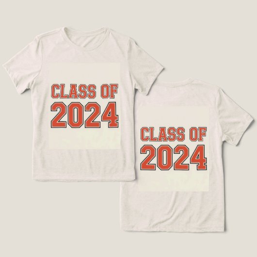 2024年クラス トライブレンドTシャツ (デザイン正面&裏面)