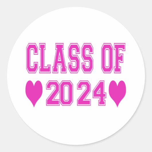 2024年クラス ラウンドシール (正面)