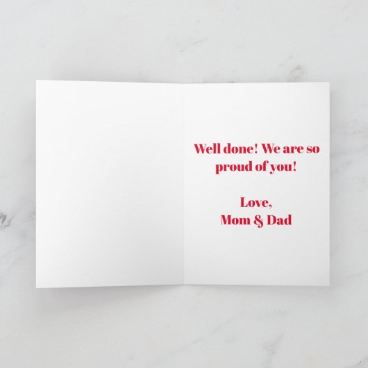 2024年クラス – 卒業 – 赤 カード (内部)