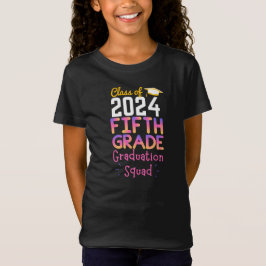 2024年クラス – 第5級卒業分隊Tシャツ Tシャツ