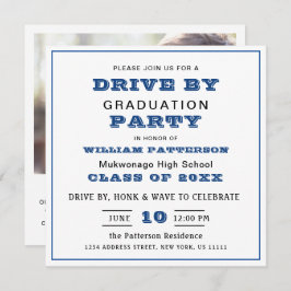 2024年クラスDRIVE BY PHOTO Graduation Party 招待状