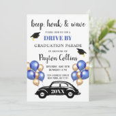 2024年クラスDRIVE BY PHOTOS卒業パーティー 招待状 (スタンド正面)