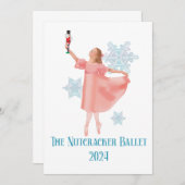2024年クララとくるみ割り人形 招待状 (正面/裏面)