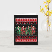 2024年クリスマスドナルドトランプ大統領踊りファン カード (黄色い花)