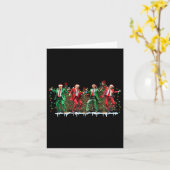 2024年クリスマスドナルドトランプ大統領踊りファン カード (黄色い花)
