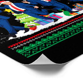 2024年クリスマスドナルドトランプ大統領踊りファン ポスター (角)