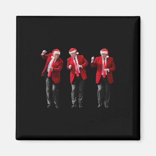 2024年クリスマスドナルド・トランプ大統領踊り マグネット (正面)