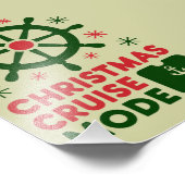 2024年クリスマス船のクリスマスクルーズモード フォトプリント            (角)