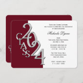 2024年グラードシルバーとブルゴーニュのクラス 招待状 (正面/裏面)