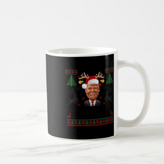 2024年サンタト素晴らしランプおもしろいで再びクリスマス コーヒーマグカップ (右)